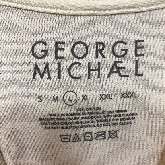 George Michael Last Christmas Portrait T-Shirt Large - Picture 4 of 4